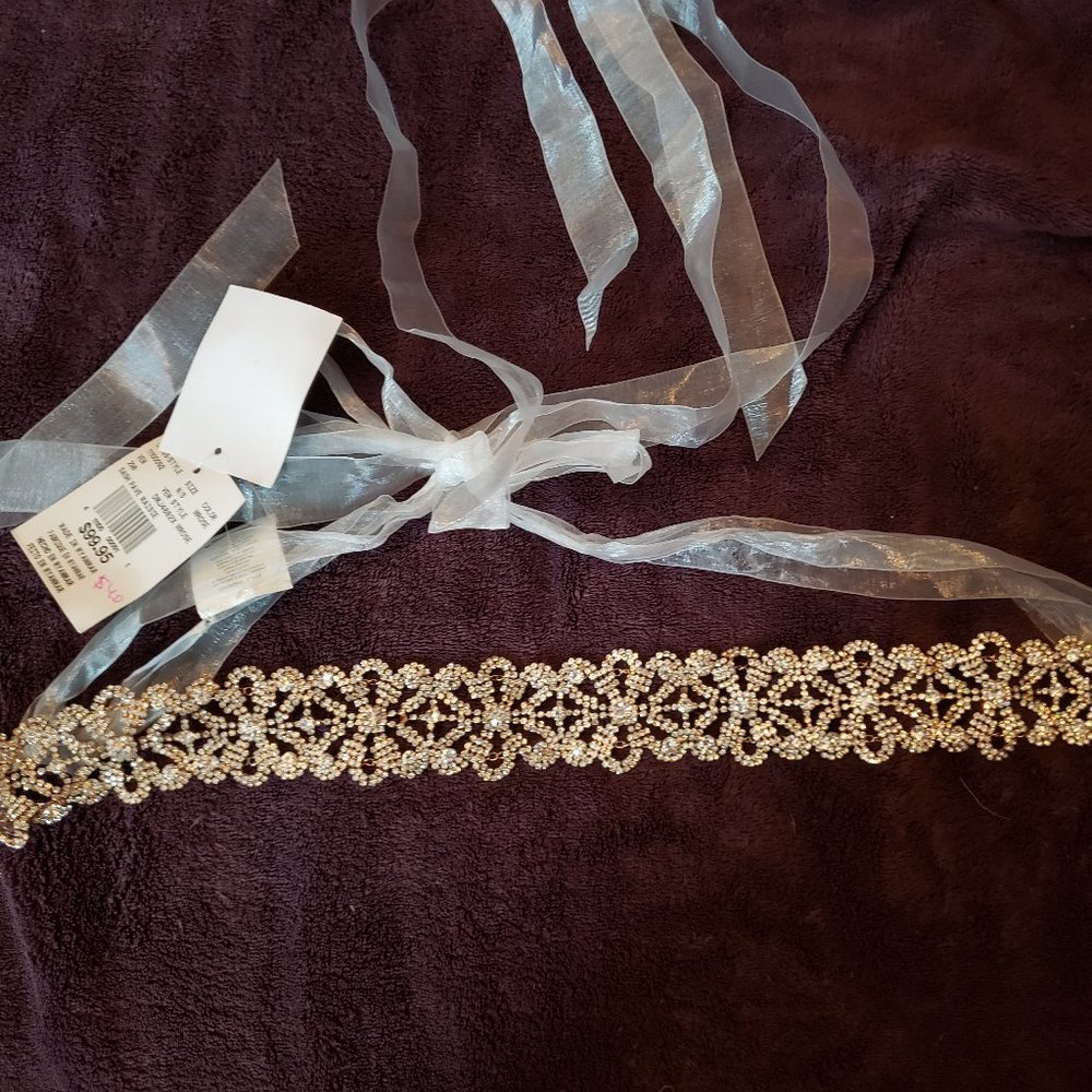 David's Bridal Wedding Belt